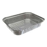 Marmitex de Alumínio com Capacidade de 1150ml com Tampa de Cartão Aluminizado com 10 Unidades Thermoprat