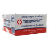 Marmitex de Alumínio nº8 com Tampa - 850ml Caixa com 100un Thermoprat