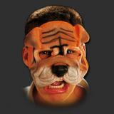 Máscara Buldog Cachorro Fantasia Carnaval Cosplay Látex Spoo - Spook