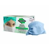 Mascara Cirúrgica Descartável TNT Azul 50un Protdesc