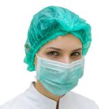 Mascara Cirúrgica Descartável TNT Verde 50un Protdesc