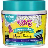 Máscara De Hidratação Desmaia Crespíssimo Apenas Preciso! Masntodecacho Salon Line 500g