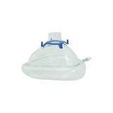 Máscara Facial Coxim Inflável Nº 1 com Válvula e Gancho Azul Claro para Ambú Reanimador MD