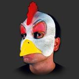 Máscara Galo Fantasia Carnaval Cosplay Látex Spook