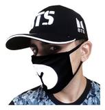 Mascara Kpop - Bts Ursinho K-pop Music Kumamon Dupla Face - Personalizado
