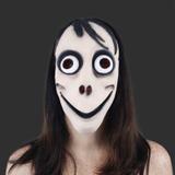 Máscara Menina Malvada Momo Terror Carnaval Halloween - Spook Elástico