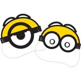 Máscara New Minions 08 unidades Festcolor - Festabox