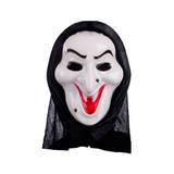 Máscara Plástica Bruxa Halloween - Festabox