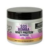 Mascara SOS Bomba nutrição Whey Protein 400g - Salon opus