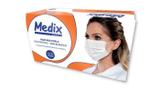 Máscara Tripla Descartável com Elástico - Medix