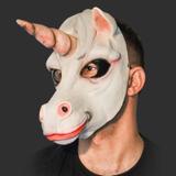 Máscara Unicórnio Animal Carnaval Festas - Spook Elástico