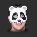Máscara Urso Panda Animal Carnaval Festas - Spook Meia