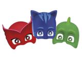Mascaras de Festas de Aniversário PJ Masks kit com 6 unid - Regina