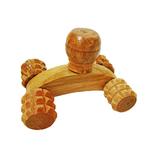 Massageador de madeira modelo carrinho 6,6x6,5x8,5cm - Bless