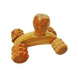Massageador de madeira modelo carrinho 6,6x6,5x8,5cm - Fwb