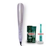 Massageador Elétrico Corporal Aparelho de Massagem Vibratório com Infravermelho ELITE PRO + Massageador Facial - Fisionit