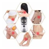 Massageador Eletrico Digital Para Dores E Tensao Muscular Acupuntura Fisioterapia LCD Com 4 Eletrod - Shiatsu