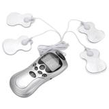 Massageador Eletrico Digital Para Dores E Tensao Muscular Acupuntura Fisioterapia Lcd Com 4 Eletrodo - Xd