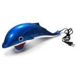 Massageador Eletrico Golfinho Dolphin Efeito Relaxante Cor Azul - Chen