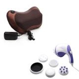 Massageador Eletrico Orbital 110 Voltes + Massageador Eletrico Infravermelho Shiatsu - Rpc