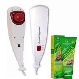 Massageador Elétrico Profissional com Infravermelho 110v + Gel Canela de Velho - Wt
