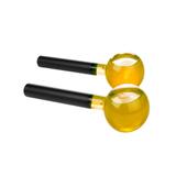 Massageador esfera de vidro grande - amarela - Gianinis