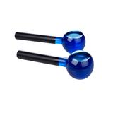 Massageador esfera de vidro grande - azul - Gianinis