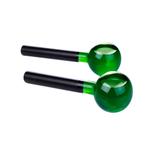 Massageador esfera de vidro grande - verde - Gianinis
