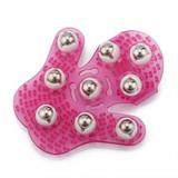Massageador Luva Corporal Massagem Estética C/ Esferas 360º Rosa - Ll