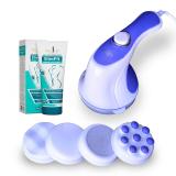 Massageador Orbital Corporal Elétrico Redução Medidas Celulite 220v + Gel Lipo Redutor - Relaxtone