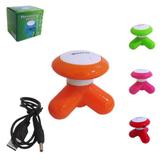 Massageador portatil colors a pilha/usb 8x7,5cm na caixa - Fu xing
