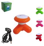Massageador portatil colors a pilha/usb 8x7,5cm na caixa - Fu xing