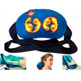 Massageador Shiatsu, pescoço, Lombar, magnético e Infravermelholongo - azul - 30x20x11cm - bivolt - Tsuyoi