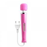 Massageador Terapêutico Magic Wand Elétrico Rosa 36cm / 10 vibrações, Alta Frequência 9000 rpm / Var