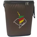 Mateira Bolsa Kit Chimarrão 2L De Nylon Acessório Cuia Erva Marrom RS - Zanline