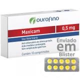 Maxicam 0.5 Mg Anti-inflamatório Blister Com 10 Comprimidos - Ouro fino