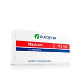 Maxicam 0,5mg - Cartela com 10 comprimidos - Ouro fino