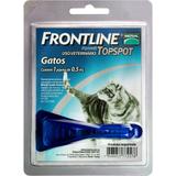 Medicamento Antipulgas e Carrapatos p/ Gatos - Frontline TopSpot - Merial