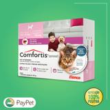 Medicamento para cachorros e gatos antipulgas comfortis de 2,3 a 4,5 p/ cachorro e 1,4 a 2,8 kg p/ gatos - Elanco