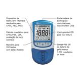 Medidor de Perfil Lipidico Completo -Mission+ 25 Tiras para medição de Colesterol