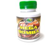 Mega Bomba Ganho Massa Muscular Rápida Natural 60 Cáps 500mg - Natuforme