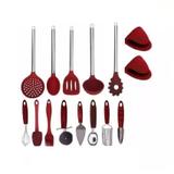 Mega Kit 15pç Utensílios Silicone E Inox Premium Exclusivo! - Yangzi