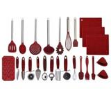 Mega Kit 25pç Utensílios Silicone E Inox Premium - Yangzi