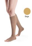 Meia 3/4 Alta Compressão Aberta Bege (30-40 mmHg) AD 6000 Unissex - Venosan