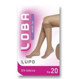 Meia 3/4 fio 20 5510 - lupo - natural