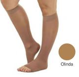 Meia 3/4 Média Compressão Aberta Olinda (20-30 mmHg) AD Legline - Venosan