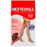 Meia 7/8 Kendall 18-21mmHg - M, Ponteira Aberta, Mel