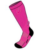 Meia Corrida Alta compressao Par pink - Asics