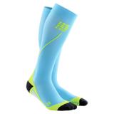 Meia de Compressão CEP Running 2.0 Feminina Tamanho V Azul Claro/Verde