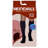 Meia Elástica Masculina Kendall 3/4 18-21mmHg - G/GG, Preto